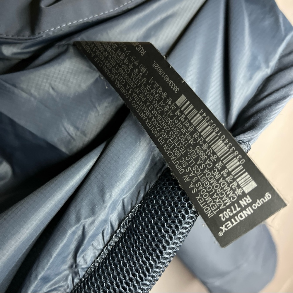 Zara Men's Dark Gray Jacket with Orange Collar - Picture 5 of 12